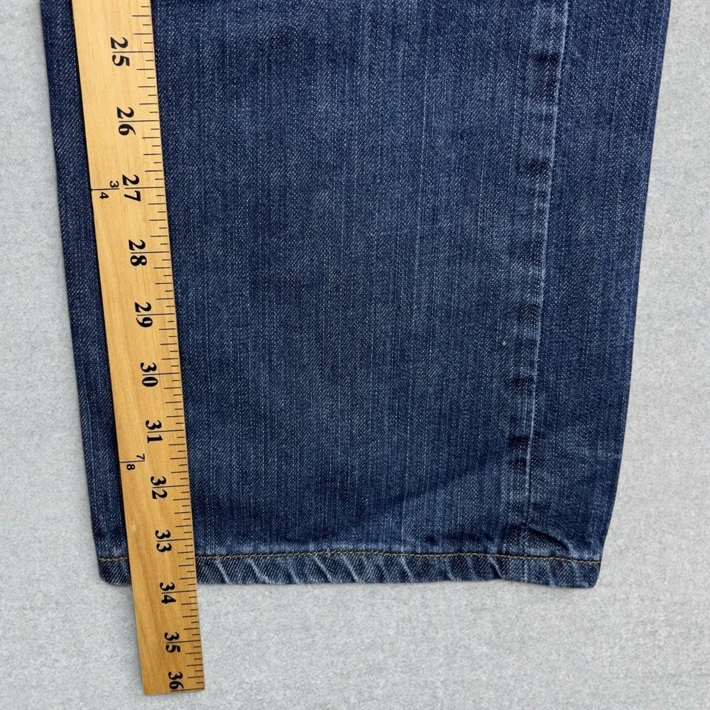 Y2K Levi's 501 Jeans Mens 36x34 Blue Denim Fade Straight Leg Button Fly WPL 423